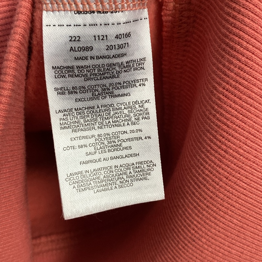 Columbia Women's Salmon Orange Crew Sweatshirt - Picture 4 of 11